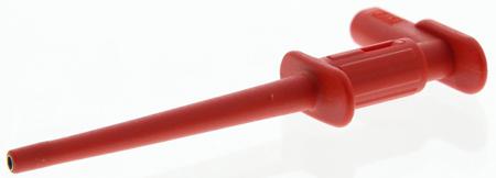 65-9187-22 Multi Contact 1A Red Grabber Clip, 300V Rating, 2mm Probe Socket Size