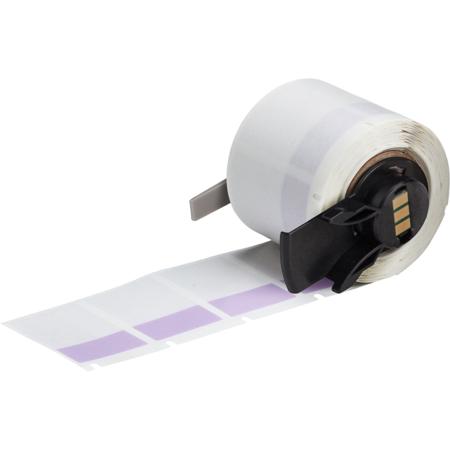 M6-31-427-PL Brady B-427 Purple, Transparent Label, 25.40mm Width, 12.70mm Height, 250 Qty