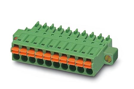 1966198 Phoenix Contact, 3.5mm Pitch, FMC 1.5/12-STF-3.5, 12 Way, , Pluggable Terminal Block, Plug, Cable Mount, Spring Cage