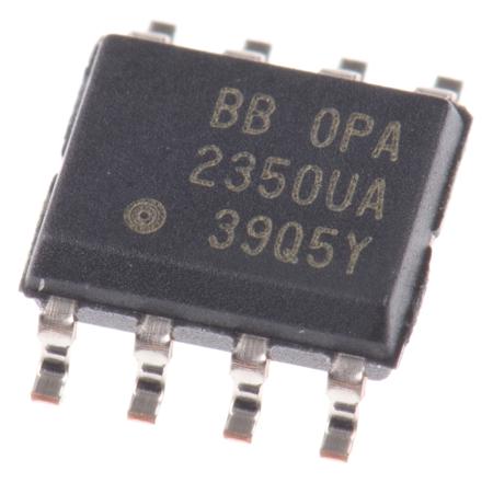 OPA2350UA Texas Instruments, Operational Amplifier, 38 MHz, 8-Pin 5.5 V SOIC