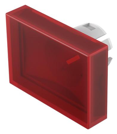 51-901.2 EAO Red Rectangular Push Button Lens for Use with Push Button