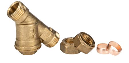 275-5954 RS PRO, 15 mm Brass Y Strainer