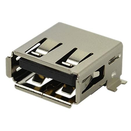 UJ2-AH-4-SMT-TR Same Sky Horizontal, SMT Type Standard A Type 2 USB Connector