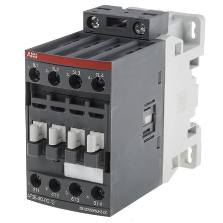 1SBL297201R1200--AF38-40-00-12 ABB AF Range AF38 4 Pole Contactor - 55 A, 110 V ac/dc Coil, 4NO