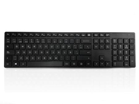 KYBAC301-BTBK-SP Ceratech  Wireless USB Keyboard, QWERTY (Spain), Black