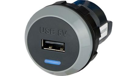 PV65R-S Alfatronix Dual USB Car Charger, 24V dc Input, 5V dc Output USB Type A, 2.1A