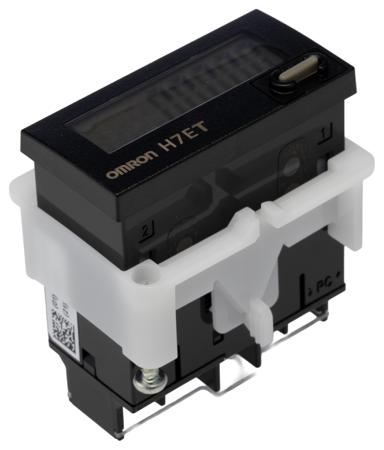 H7ET-NV1-BH Omron Hour Counter, 7 digits, LCD, Screw Connection, 24 V dc