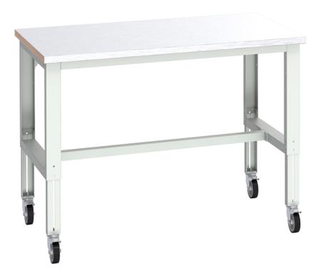 41004203-16V Bott 41004201.16V Portable Sheet Steel Workbench, 300kg Max Load, Adjustable Height, 840 → 1140mm x 900mm x