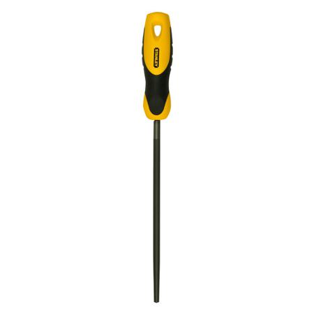 0-22-444 Stanley 380mm, Second Cut, Flat File Handle With Soft-Grip Handle