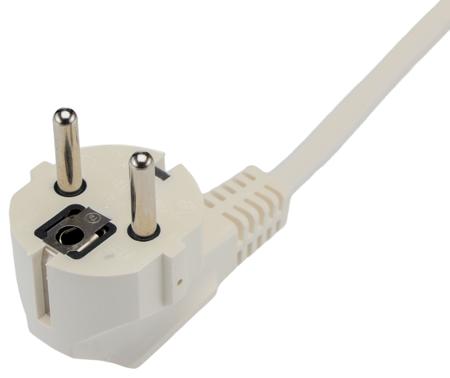 558-941 RS PRO Straight Unterminated Right Angle IEC C7 Plug Power Cord, 2m