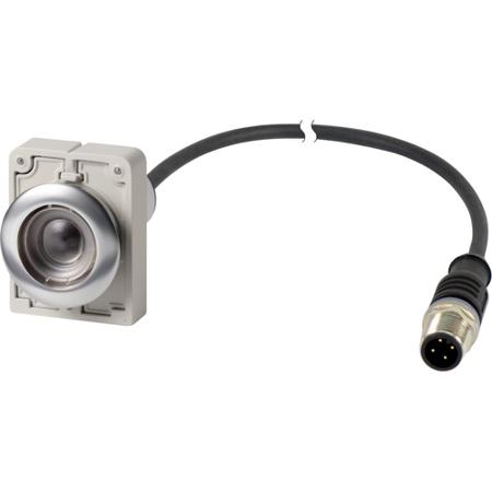 185999-C30C-FDR-X-K10-P5 Eaton C30C Series Push Button Switch, Maintained, Cable Mount, 30.5mm Cutout, 1 NO, IP67, IP69K