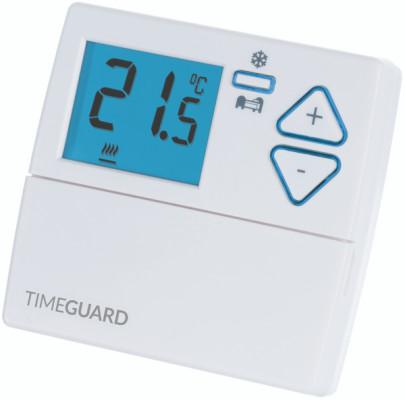 TRT033N Timeguard Digital Room Thermostat with Night Set-Back Programable Thermostats, 3A, 230 V ac, 0 → 40 °C