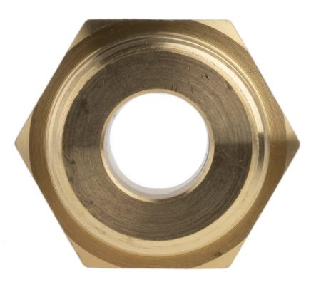 506-7294 RS Pro Straight Brass Hose Connector, 1/2 in G Male