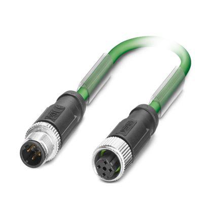 1567966 Phoenix Contact156, 20m Cat5, Green M12 to Male M12 Female, Shielded Shielded, Terminated PVC Sheath