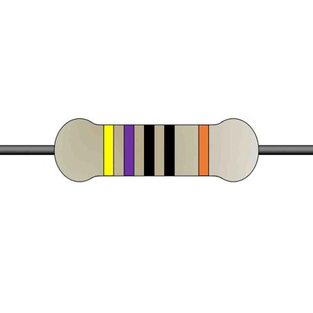 FMP100JT-52-470R Yageo 470Ω Metal Film Fixed Resistor 1W ±5%