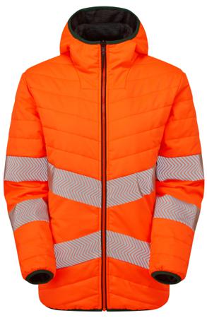 LFE963-14 PULSAR LFE963 Orange Women Hi Vis Jacket, 14