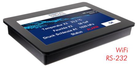 EA HMI043RU-42ATCS Display Visions EA HMI Series HMI Touch-Screen HMI Display - 4.3 in, TFT Display, 480 x 272pixels