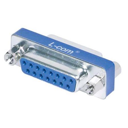 DGB15F L-Com D Sub Adapter Female 15 Way D-Sub to Female 15 Way D-Sub