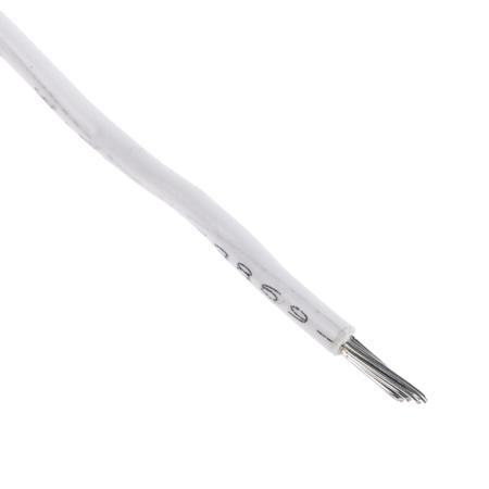 3055 WH001 Alpha Wire Hook-up Wire PVC Series White 0.81 mm² Hook Up Wire, 18 AWG, 16/0.25 mm, 305m, PVC Insulation,