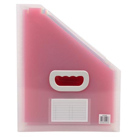 55598E Expanding File 26.5x32.5cm 12P Crystal