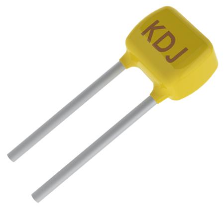 C315C473K5R5TA KEMET 47nF Multilayer Ceramic Capacitor MLCC, 50V dc V, ±10% , Through Hole