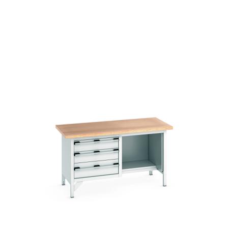 41002040-16V Bott 41002040.16V Sheet Steel Workbench, 840mm x 750mm x 1500mm