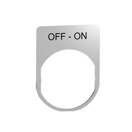 ZBYM2367 Schneider Electric Marking Accessory for Use with Pushbuttons, Off-On