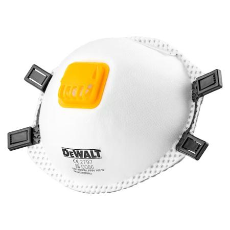 DXIRFFP310 DeWALT DXIRFFP3 Series Disposable Respirator, FFP3, Valved, Moulded