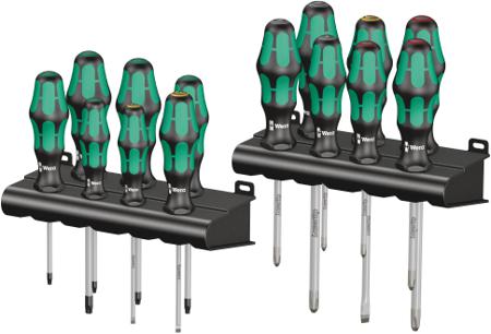05105630001 Wera Phillips; Pozidriv; Slotted; Torx Screwdriver Set, 14-Piece