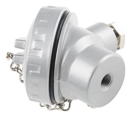 455-3823 RS Pro Thermocouple Connection Head for use with Temperature Sensor 1/8 BSPP
