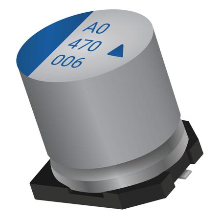 AHA1010390M080R KYOCERA AVX 39μF Hybrid Aluminium Electrolytic Capacitor 80V dc, Surface Mount -