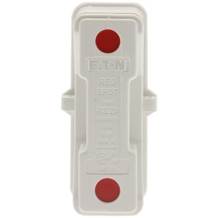 RS20FWH Eaton 20A Rail Mount Fuse Holder for A1 Fuse, 1P, 690V ac