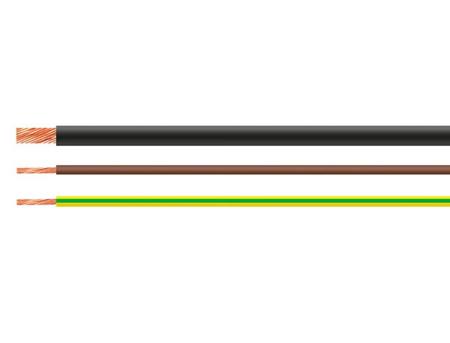 51786 Helukabel H07Z-K Series Black 4 Hook Up Wire, 12, PVC Insulation,
