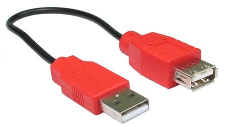 286-3291 RS PRO USB 2.0, Male USB A to Female USB A, 22.5cm