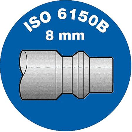 ISI-081810CP PREVOST Composite Polyester Pneumatic Quick Connect Coupling, Hose Barb, 10mm Hose Barb Connection