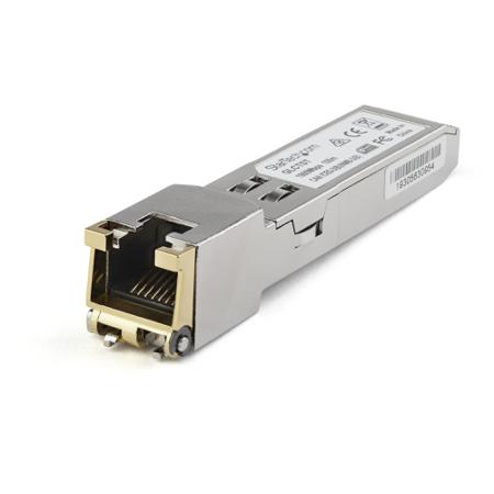CTPSFP1GETST StarTech.com Juniper Compatible RJ45 Copper SFP Transceiver Module, Full Duplex, 1000Mbit/s