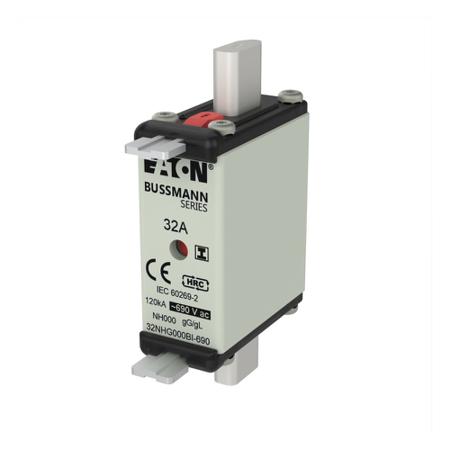 32NHG000BI-690-NH-FUSE-32A-690V-SIZE-000-GG-IMGL 32A Tag Fuse, 21 x 79mm, 690V