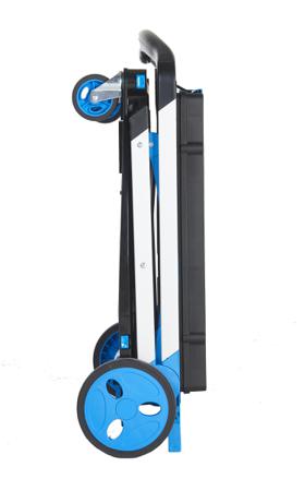 259-5115 RS PRO Foldable Folding Trolley Plastic Platform Trolley, 1000 x 600 x 1070mm, 70kg Load