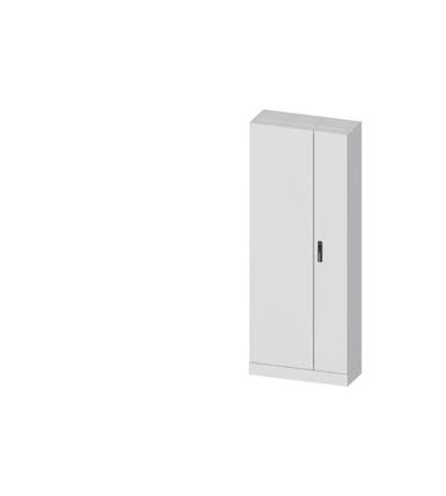 8GK1333-8KN34 Siemens ALPHA 630 Series Steel Double-Door-Door Floor Standing Enclosure, Plain Door Door, IP55, 1950 x 800 x 320mm