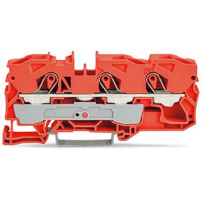 2010-1302 WAGO TOPJOB S Series DIN Rail Terminal Block, 10mm², 1-Level, Push In Termination, ATEX, CSA, IECEx
