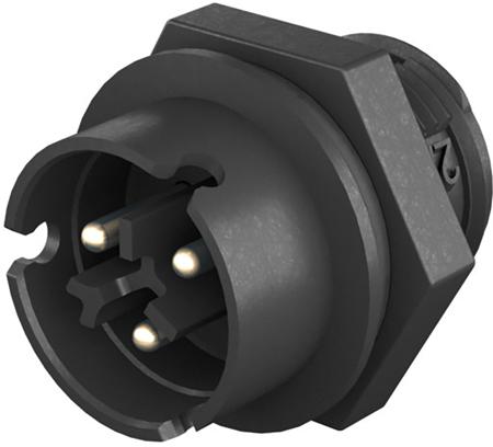 41-032-4041-4 Wieland RST 08i2/3 Series, Male 3 Pole Male Connector, Panel Mount, Rated At 8A, 50 V, 120 V