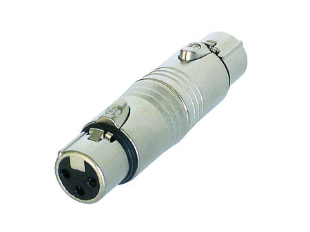 NA3FF Neutrik AV Adapter, Female XLR to Female XLR