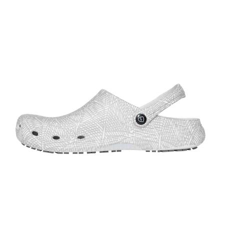 07HAPPY9890PT42-43 Parade HAPPY Unisex Grey, White Clogs for hospitals and medical institutions, UK 8, EU 42