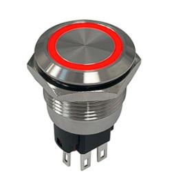 phbtsw-9 E-Pro SPST Flat Actuator Push Button Switch 2A 36V DC IP67 316L