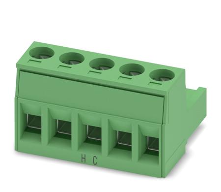1911884 Phoenix Contact, 5mm Pitch, MSTB 2.5 HC/5-ST, 5 Way, , Pluggable Terminal Block, Plug, Through Hole, Screw Termination,