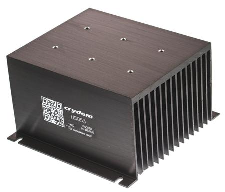 HS053 Sensata Crydom HS Series Panel Mount Relay Heatsink for Use with 1 x 3 phase SSR, 1, 2 or 3 single or dual SSR