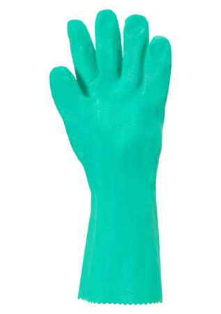 39124100 Ansell , AlphaTec 39-124 Green Nitrile Abrasion Resistant, Chemical Resistant Gloves, Size 10, Nitrile Coating