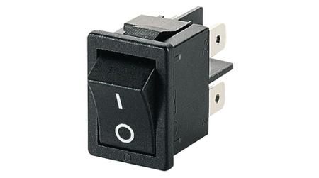 1852-1128 Marquardt DPST Rocker Switch Panel Mount