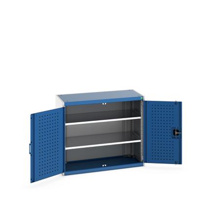 40013077-11V Bott 2 Door Sheet Steel Floor Standing Cupboard, 1050 X 525 X 900mm