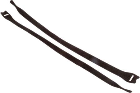 130-00019-TEXTIE-L-PA66-PP-BK HellermannTyton Black Hook & Loop Cable Tie, 330mm x 12.5 mm